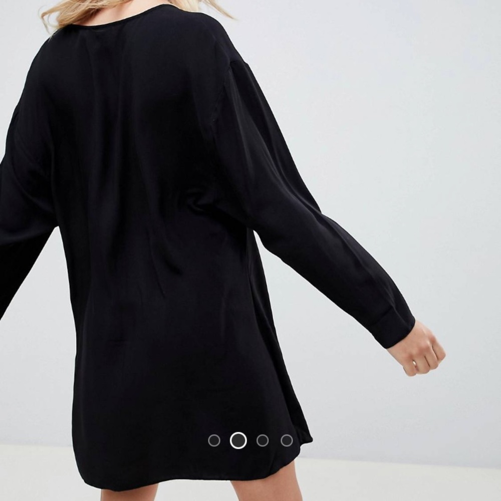 ASOS DESIGN Button Through Mini Dress - Picture 2 of 8